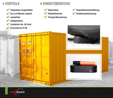 Ortung Lagercontainer